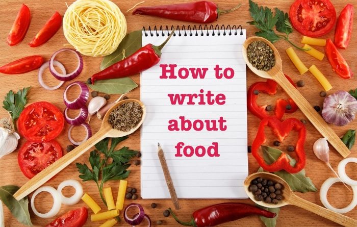 How to write about food