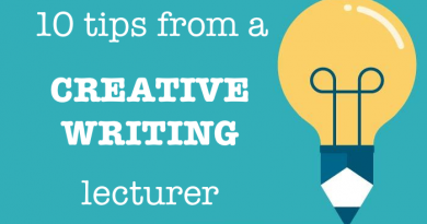 10 tips from a creative writing lecturer
