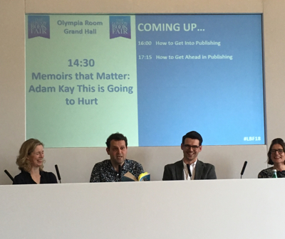 Memoirs that Matter panel at LBF 2018