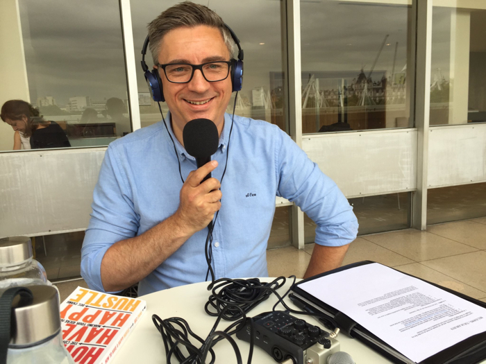 Jon Reed interviewing Bec Evans for the Publishing Talk podcast