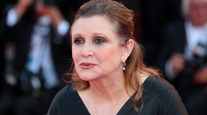 Carrie Fisher at the Venice International Film Festival, 2012